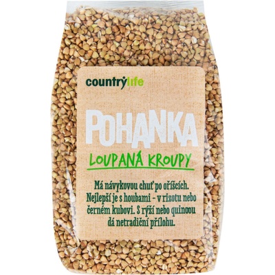 Country Life Pohánka lúpaná krúpy 0,5 kg