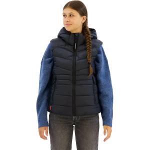 SUPERDRY Потник Superdry Fuji Quilt Padded vest - Black (Eclipse Navy)