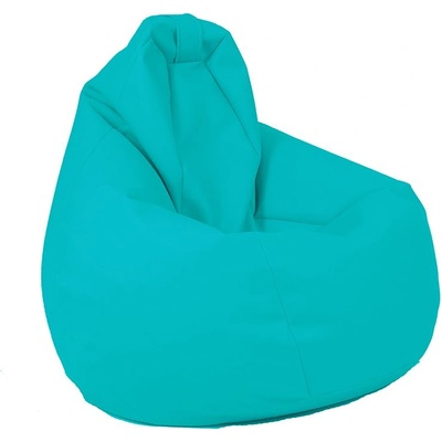 Pufrelax Пуф круша, 220л. , Nirvana Hobbit - Teteron Aqua, За открито, Перящ се калъф, Пълнеж от Полистиролни перли