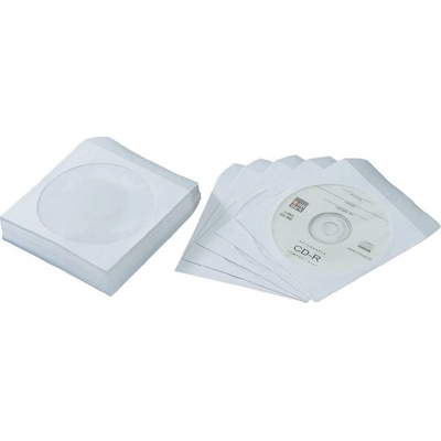 Obálky na CD 125x125 s okienkom 100 ks