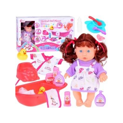 Jokomisiada Baby doll interactive set + accessories babys evening routine ZA5335