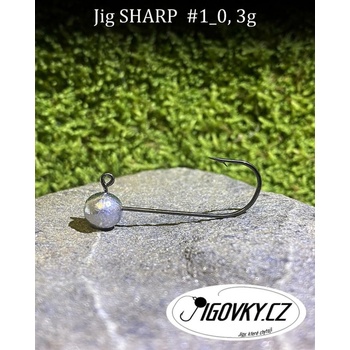 Jigovky.cz Jigové hlavičky Sharp vel.1 3g 5 ks