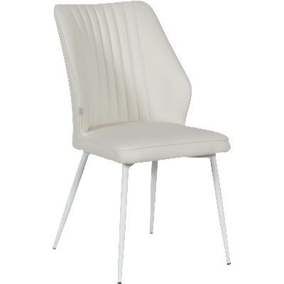 Carmen Трапезен стол laredo 3 y силиконова кожа - шампанско 02