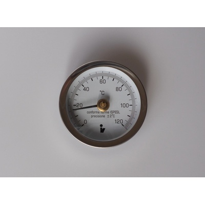 Steno teploměr bimetalový DN100/50 mm, 0-120°C, 1/2" zadní – Hledejceny.cz
