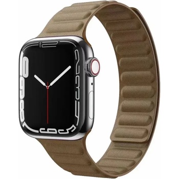 Xmart Каишка за Apple Watch Xmart, Магнитно захващане, 42/44/45/49 мм, Бежова, 22817 (22817)