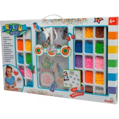Simba Toys Art&Fun: Гигантски комплект за гладене с мъниста - 6000 броя (106374147)