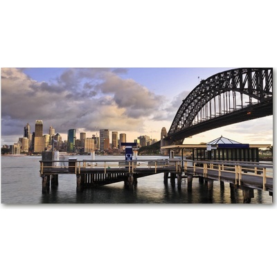 Foto obraz sklo tvrzené Most v Sidney 100x50 cm