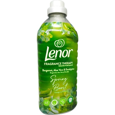 Lenor омекотител за пране, 1200мл, 48 пранета, Bergamot, Aloe vera & Eucalyptos