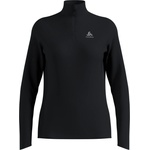 Odlo Дамска тениска Odlo Women's Mid Layer 1/2 Zip Essential Ceramiwarm Sport shirt - Black (916-1144-0513)