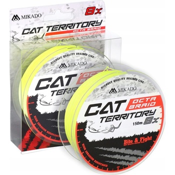 Mikado Šnúra Cat Territory Octa Braid 300m 0,50mm 53,3kg Yellow
