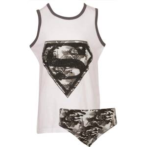 E plus M Детско бельо комплект E plus M Superman многоцветно E plus M | Byal Siv Mnogotsveten | Момчешки | 104