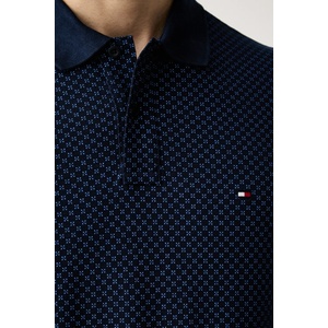 Tommy Hilfiger тениска с яка мъжка от памук (MW0MW43280)