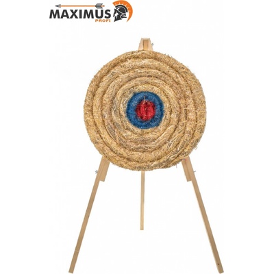 Maximus Profi Slaměná terčovnice PROFI 80/9 cm červenomodrá – Zboží Dáma