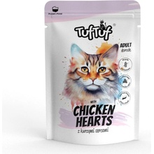 Tuf Tuf Cat s kuracími srdcami 100 g