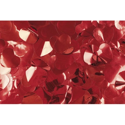 Show Confetti Metal Red Hearts 1 kg Flameproof