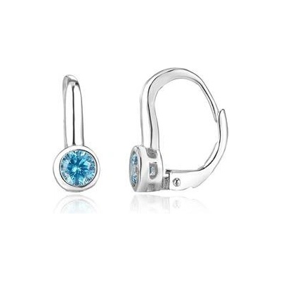 Nubis stříbrné s tyrkysovými zirkony NB-3514