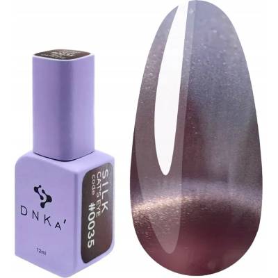 Hybridní lak DNKa CAT`S EYE SILK 0035 fialový 12 ml