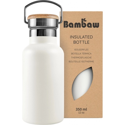 Bambaw Termoska z nerezové oceli 350 ml Polar White