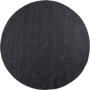 Multidecor Естествен кръгъл килим fir wool 160 см, 2600 г/м2, антрацит (mu0144)