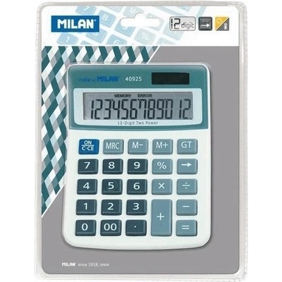 MILAN stolní 12 místná modrá - blistr 451997