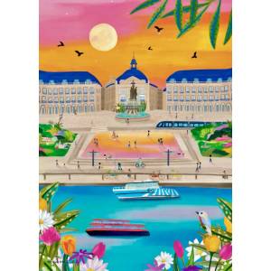 Pieces & Peace - Puzzle Bordeaux - Place de la Bourse - 500 piese
