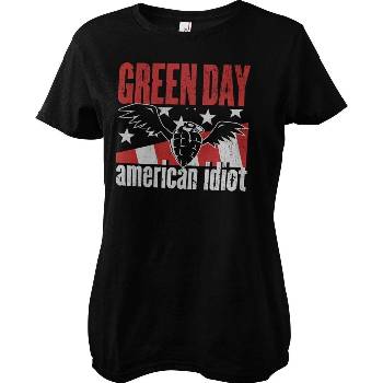 Green Day American Idiot Black M Дамски Риза (WMX-5-GDAY002-H49-6-BK-M)