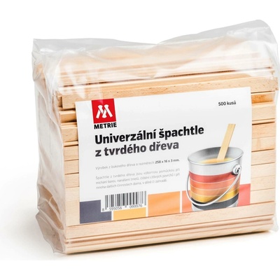 Metrie Univerzální lamelky na tvoření s dětmi 3,2 x 16 x 258 mm 500 ks – Sleviste.cz