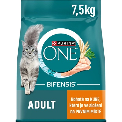 Purina ONE BIFENSIS Adult s kuracietem 7,5 kg