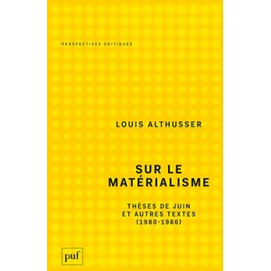 Sur le matérialisme | Althusser (2026)