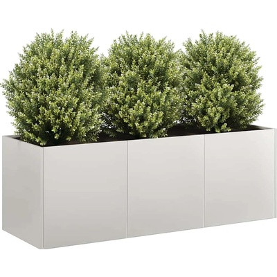 vidaXL Truhlík 120x40x40 cm nerezová ocel