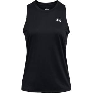 Under Armour Women's Tech Solid Tank Vest - Black/White