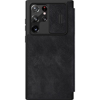 Nillkin Калъф Nillkin Qin Pro за Samsung Galaxy S22 Ultra - Черен