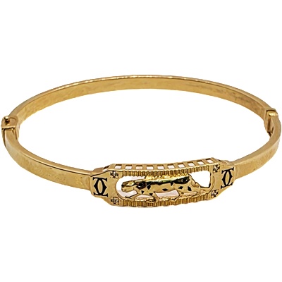 VipGold Златна дамска твърда гривна 8.30 гр (grt162)