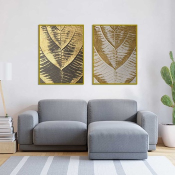 Image 1 of Decono Картини Листа Черно и Бяло