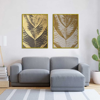 Decono Картини Листа Черно и Бяло