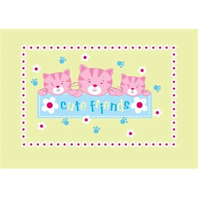 Bobas Bavlněná dečka s potiskem zelená – Zbozi.Blesk.cz