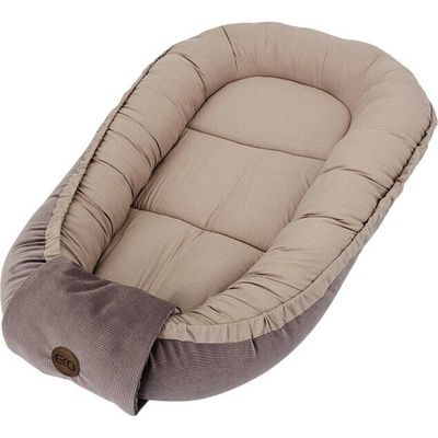 eKoala EKO Hniezdo pre bábätko bavlnené Velvet Dark Pink