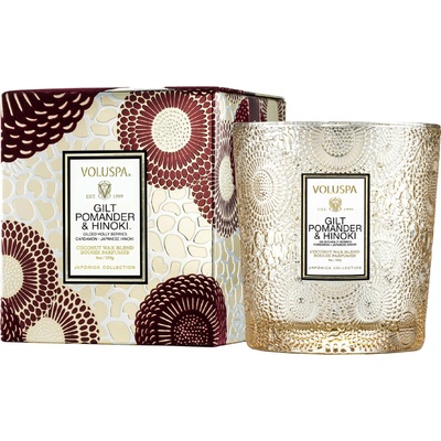 Voluspa – Gilt Pomander & Hinoki 255 g