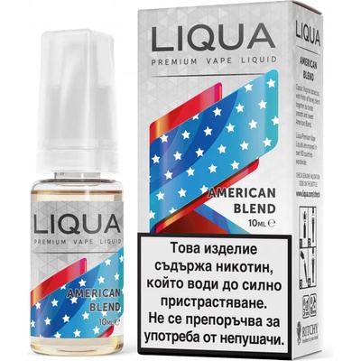 никотинова течност Liqua Elements - American Blend 12мг