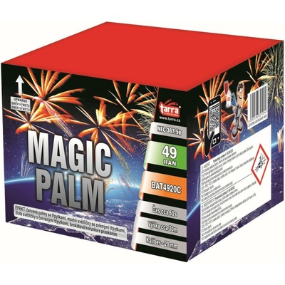 Ohňostroj Batéria výmetnic MAGIC PALM 49 RÁN 8/1