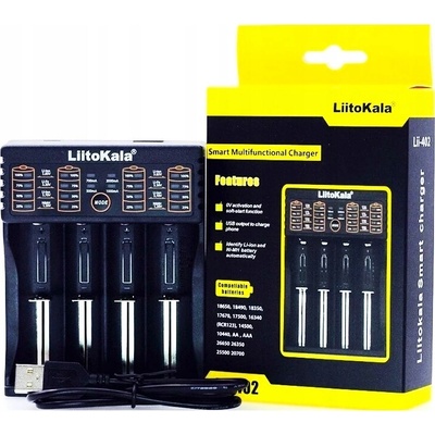 LiitoKala Lii-402 nabíječka baterií