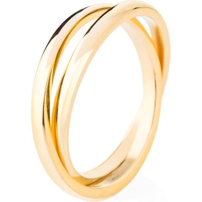 Franco Bene Double prsten pozlacený 2216