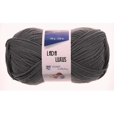 Vlnap příze Lada Luxus_58055 tmavě šedá