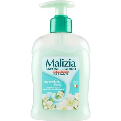 Malizia Muschio bianco tekuté mydlo pumpa 300 ml