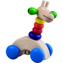 Dřevěné hračky Detoa žirafa na kolečkách
