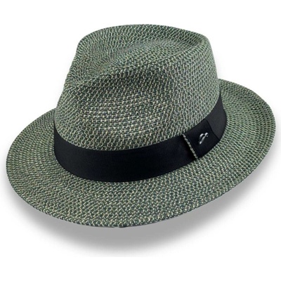Luxusní nemačkavý klobouk Fedora Göttmann Hemingway 22-597/72 zelený