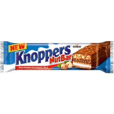 Knoppers NutBar tyčinka s mliečnym a nugátovým krémom 40 g