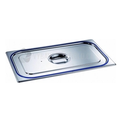 Viečko GN 2/8 nerezové plné 32,5 x 13,2 cm, 0,22 kg 3173152