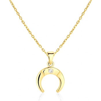 SAVICKI Колие с луна Savicki: злато, диаманти