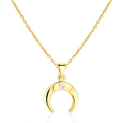 SAVICKI Колие с луна Savicki: злато, диаманти